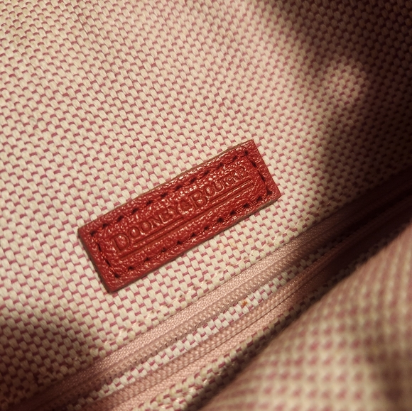 Dooney & Bourke Red Leather Hobo Bag - Picture 10 of 12